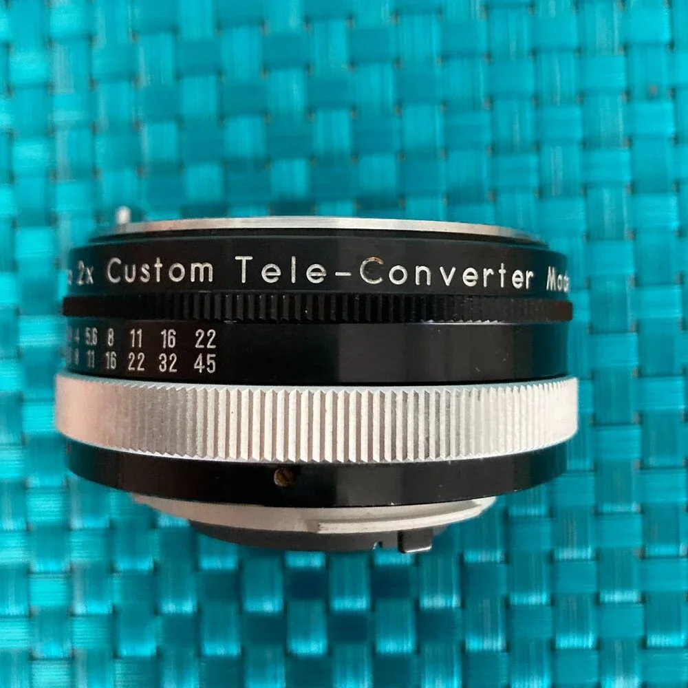 Vintage Vivitar Auto 2x Custom Tele-Converter Model 2x-3